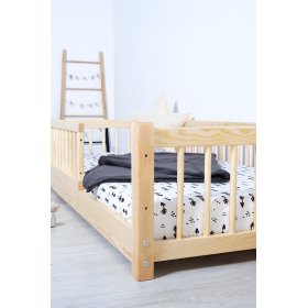 Lit bas enfant Montessori Ourbaby - naturel