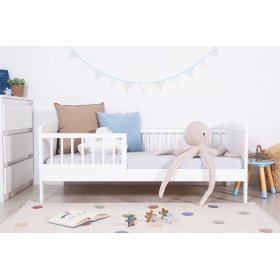 Lit enfant Junior blanc 140x70 cm, Ourbaby®