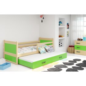 Lit avec lit d’appoint Rocky 2 - pin, BMS