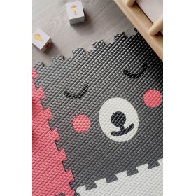 Tapis de jeu en mousse 9 pcs - Ours en peluche et couronne, VYLEN