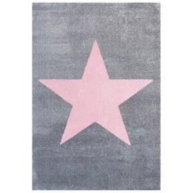 Pour enfants tapis STAR argent-gris/rose, LIVONE