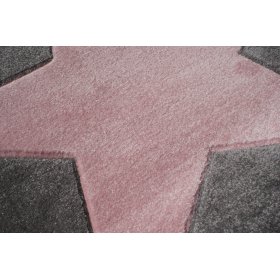 Pour enfants tapis STAR argent-gris/rose, LIVONE