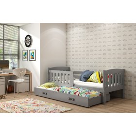 Bébé lit Exclusive avec lit d’appoint gris - gris en détail, BMS