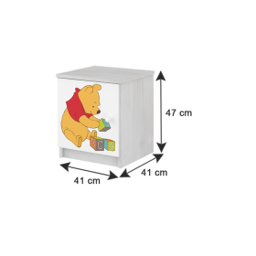 Table de chevet enfant Mickey et ses amis, BabyBoo, Mickey Mouse