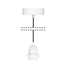 suspendu câble avec douille 55 cm, YoungDeco