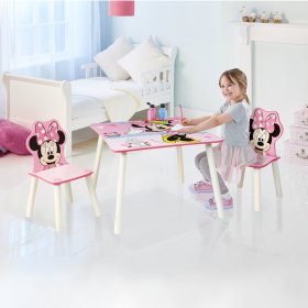 Table avec chaises enfant Minnie Mouse