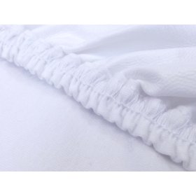 imperméable coton feuille - blanc