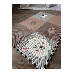 Tapis de jeu en mousse 6 mcx - Agneau, phoque et patte