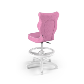 Chaise de bureau ergonomique enfant réglable en hauteur 119-142 cm - rose