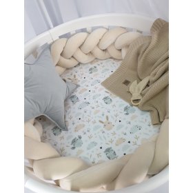 Garde-corps tressé 240 cm - beige, TOLO