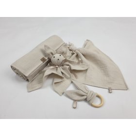 Ensemble mousseline bébé - beige, TOLO