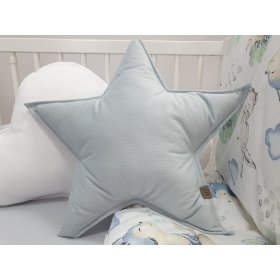 Coussin étoile - gris clair, TOLO