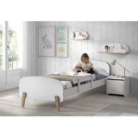 Bébé lit Kiddy blanc, VIPACK FURNITURE