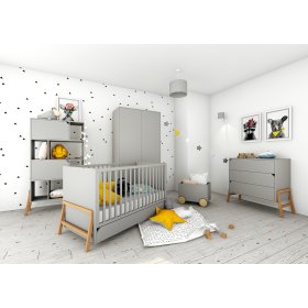 Boîte de rangement à roulettes Lotti Grey, Bellamy