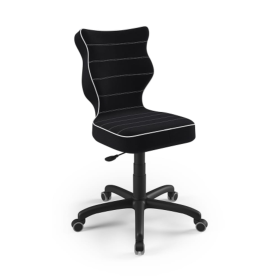 Chaise de bureau ergonomique ajustée à une hauteur de 146-176,5 cm - noir, ENTELO