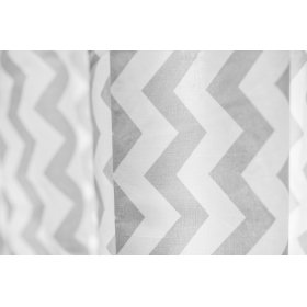 d`enfants rideaux Zig-zag blanc-gris 5, Dom-Dekor