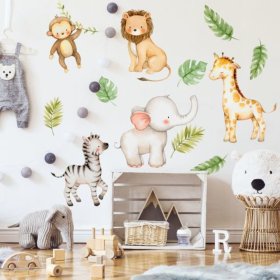Stickers muraux - Animaux de safari