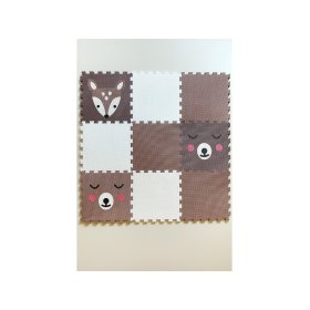 Tapis de jeu en mousse 9 mcx - Faon et cuivre