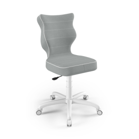 Chaise de bureau ergonomique ajustée à une hauteur de 159-188 cm - gris, ENTELO
