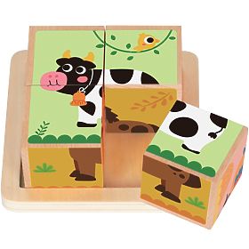 2Kids Toys Blocs en bois Ferme 2