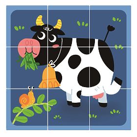 2Kids Toys Blocs en Bois Ferme, 2Kids Toys