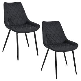 2x CHAISE SJ.0488 NOIRE