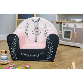 Chaise enfant Bunny Ballerine - blanc-rose