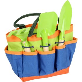 Outils de jardinage dans un sac, Legler