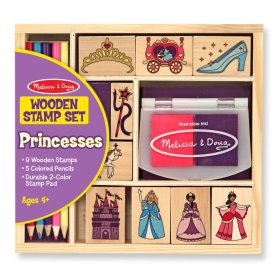 Melissa & Doug - Lot de tampons en bois Princesse