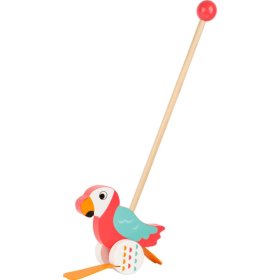 Tirant un animal sur un bâton - Perroquet Lori
