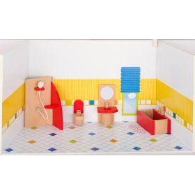 Meubles de salle de bain pour poupées, Goki