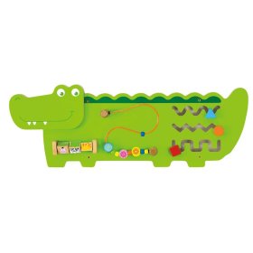 Jouet éducatif sur le mur - Crocodile