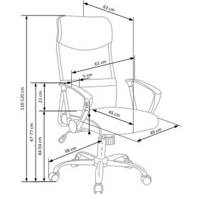 Chaise de bureau Vire 2 - gris