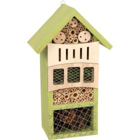 Maison d'insectes en bois