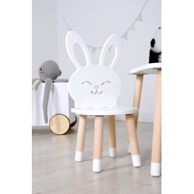 Chaise enfant - Lapin - blanc, Ourbaby