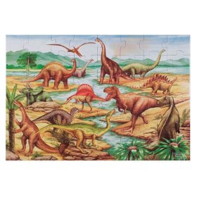 Puzzle de sol dinosaures 48 pièces