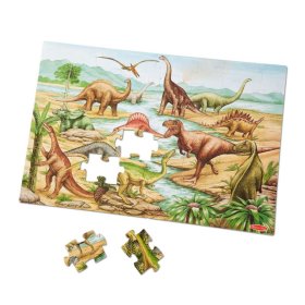 Puzzle de sol dinosaures 48 pièces