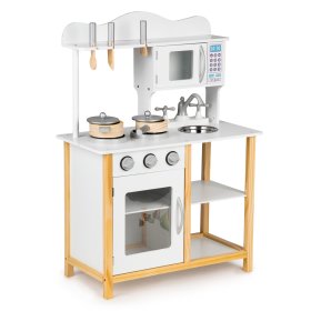 Cuisine en bois alto avec accessoires, EcoToys