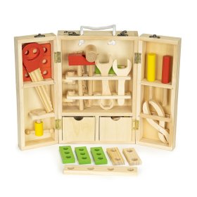Ensemble d'outils en bois pour enfants, EcoToys