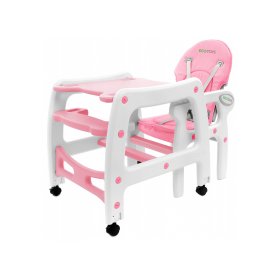 Chaise de salle à manger Pinky 3en1, EcoToys