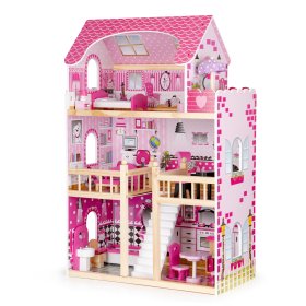 Maison en bois pour poupées Mandy