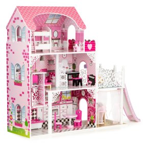 Maison de poupée en bois avec ascenseur Victoria, EcoToys