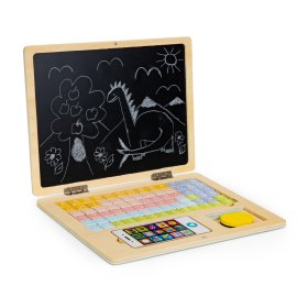 Cahier pédagogique en bois avec aimants, EcoToys