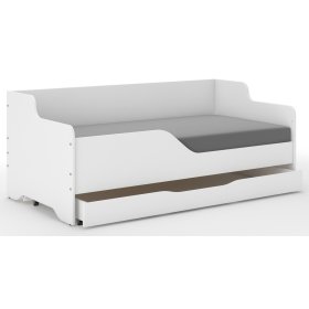 Lit banquette enfant LILU 160 x 80 cm - Blanc, Wooden Toys