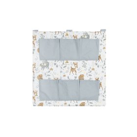 Pochette animal de la forêt - gris, Ankras