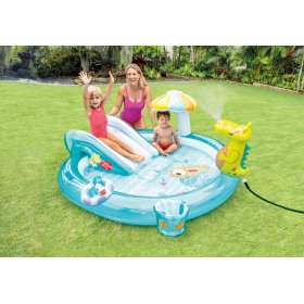 Piscine pour enfants avec toboggan, INTEX