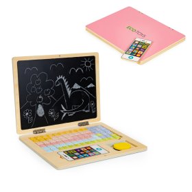 Carnet magnétique en bois rose, EcoToys
