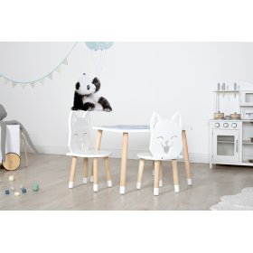 Table enfant avec chaises - Reinard - blanc, Ourbaby®