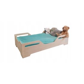 Lit enfant Crocodile avec barrière - 140 x 70 cm