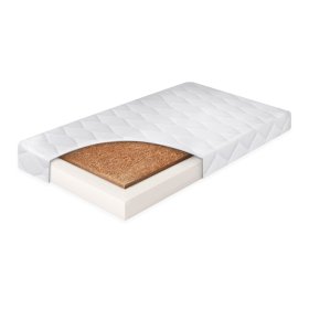 Latex Matelas 70x140 CM + Drap Housse Éponge Bleu Enfants Bébé